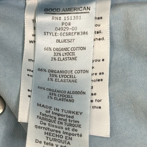 Good Americans blue distressed jeans size 8/29 - Picture 9 of 11